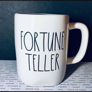 Halloween Fortune Teller Rae Dunn Mug Purple White